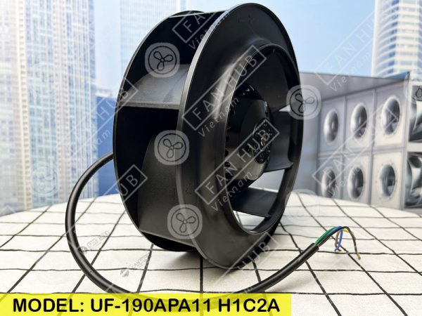 FULLTECH UF-190APA11H1C2A - AC Centrifugal Fan, 115VAC, 190mm