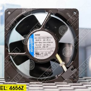 EBMPAPST 4656Z - AC AXIAL FAN, 230VAC, 120x120x38mm