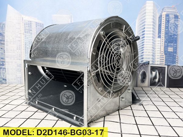 EBMPAPST D2D146-BG03-17 - AC Centrifugal Fan, 400VAC, 146mm