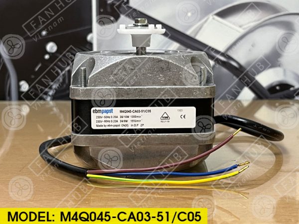 Fan Motor EBMPAPST M4Q045-CA03-51/C05 For Refrigeration, 230VAC