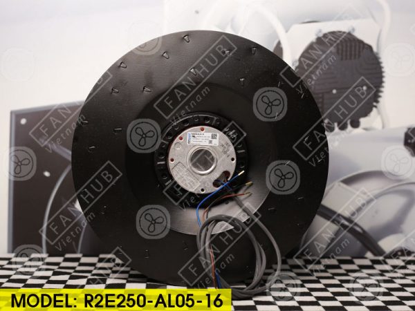 EBMPAPST R2E250-AL05-16 - AC Centrifugal Fan, 230VAC, 250mm