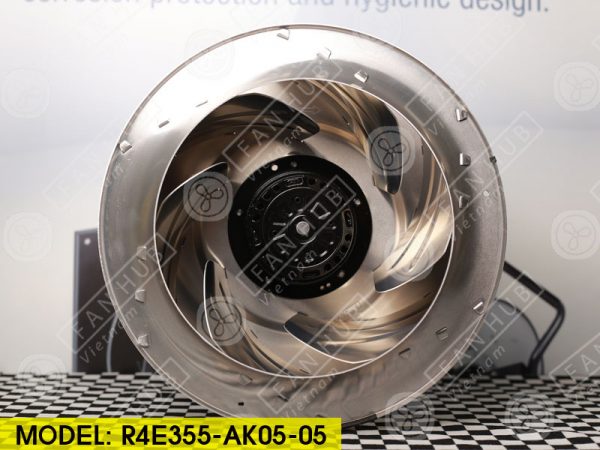 EBMPAPST R4E355-AK05-05 - AC Centrifugal Fan, 230VAC, 355mm