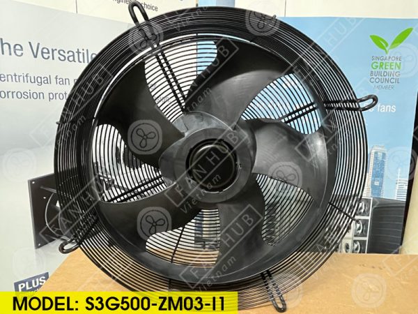 EBMPAPST S3G500-ZM03-I1 - EC Axial Fan, 230VAC, 500mm