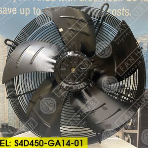 EBMPAPST S4D450-GA14-01 - AC Axial Fan, 400VAC, 450mm