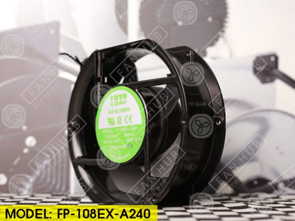 TOYO FP-108EX-A240 - AC Axial Fan, 220-240VAC, 172x151x51mm