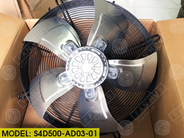 EBMPAPST S4D500-AD03-01 - AC Axial Fan, 400VAC, 500mm