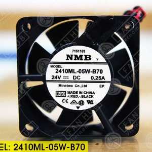 NMB 2410ML-05W-B70 - Inverter Fan, 24VDC, 60x60x25mm