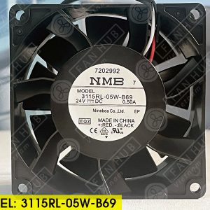 NMB 3115RL-05W-B69 - Inverter Fan, 24VDC, 80x80x38mm