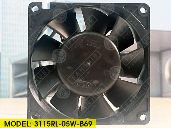 NMB 3115RL-05W-B69 - Inverter Fan, 24VDC, 80x80x38mm