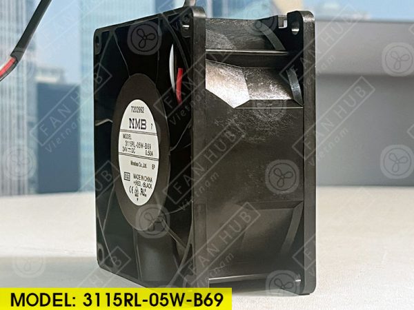 NMB 3115RL-05W-B69 - Inverter Fan, 24VDC, 80x80x38mm
