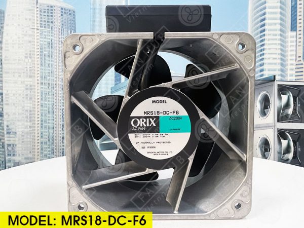 ORIX MRS18-DC-F6 - AC AXIAL FAN, 200VAC, 180x180x90mm