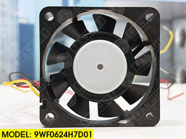 Sanyo Denki 9WF0624H7D01- Inverter Fan, 24VDC, 60x60x15mm
