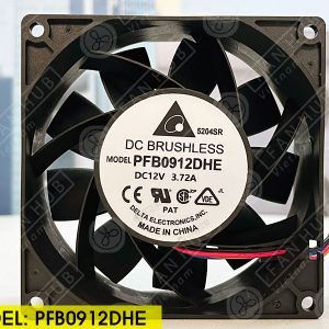 DELTA PFB0912DHE - Inverter Fan, 12VDC, 92x92x38mm