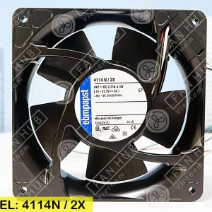 EBMPAPST 4114N/2X - Inverter Fan, 24VDC, 120x120x38mm