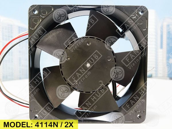 EBMPAPST 4114N/2X - Inverter Fan, 24VDC, 120x120x38mm