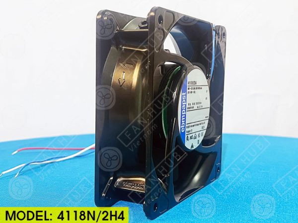 EBMPAPST 4118N/2H4 - Axial Fan, 48VDC, 120x120x38mm