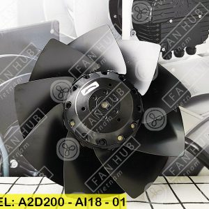EBMPAPST A2D200-AI18-01 - Cabinet Fan, 24VDC, 230-400VAC, 200mm