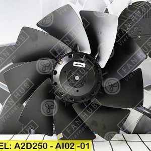 EBMPAPST A2D250-AI02-01 - Cabinet Fan, 230-400VAC, 250mm