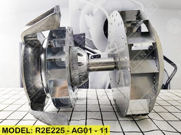 EBMPAPST R2E225-AG01-11 - AC Centrifugal Fan, 230VAC, 225mm