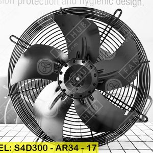 EBMPAPST S4D300-AR34-17 - AC Axial Fan, 230-400VAC, 300mm