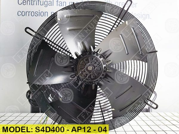 EBMPAPST S4D400-AP12-04 - AC Axial Fan, 230-400VAC, 400mm