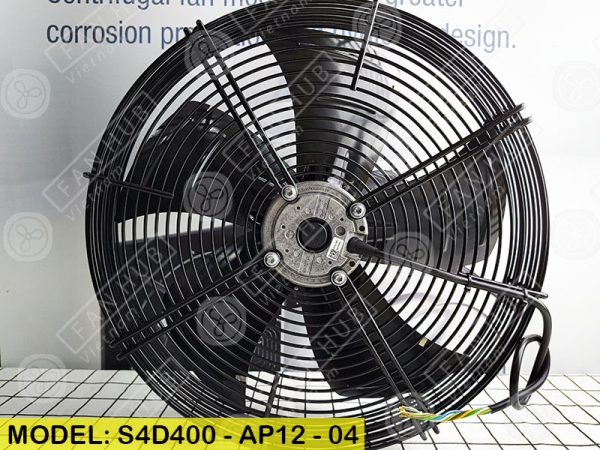 EBMPAPST S4D400-AP12-04 - AC Axial Fan, 230-400VAC, 400mm