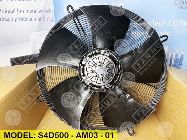 EBMPAPST S4D500-AM03-01 - AC Axial Fan, 400VAC, 500mm
