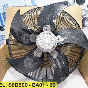 EBMPAPST S6D800-BA01-09 - AC Axial Fan, 400VAC, 800mm