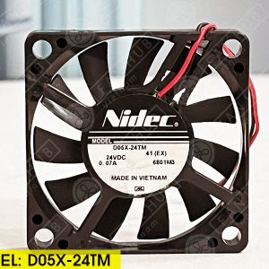 NIDEC D05X-24TM - Inverter Fan, 24VDC, 50x50x10mm