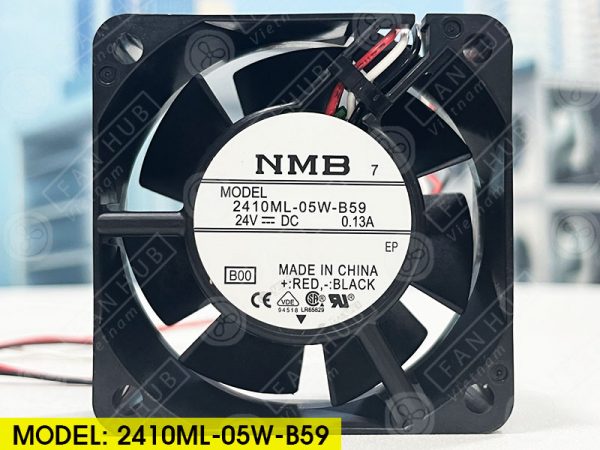 NMB 2410ML-05W-B59 - Inverter Fan, 24VDC, 60x60x25mm