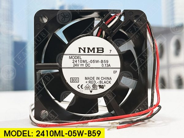 NMB 2410ML-05W-B59 - Inverter Fan, 24VDC, 60x60x25mm