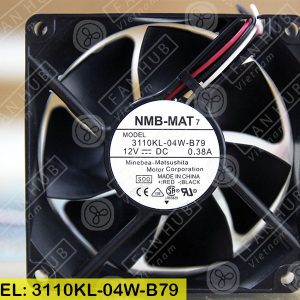 NMB 3110KL-04W-B79 - Inverter Fan, 12VDC, 80x80x25mm