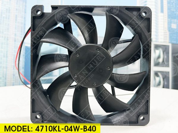 NMB 4710KL-04W-B40 - Inverter Fan, 12VDC, 120x120x25mm