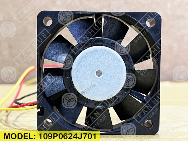 Sanyo Denki 109P0624J701 - Inverter Fan, 24VDC, 60x60x15mm