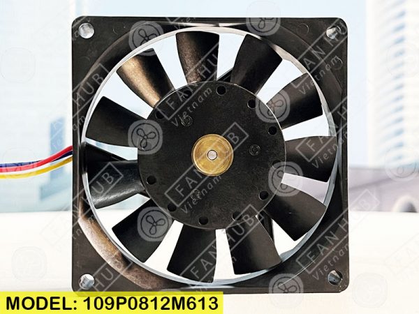 SANYO DENKI 109P0812M613 - Inverter Fan, 12VDC, 80x80x20mm