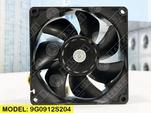 SANYO DENKI 9G0912S204 - Inverter Fan, 12VDC, 92x92x32mm