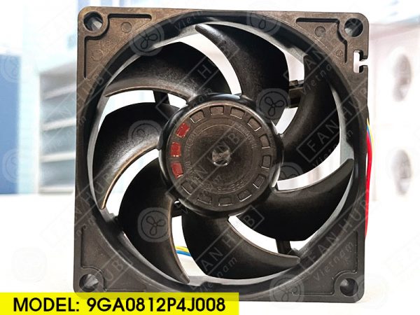 SANYO DENKI 9GA0812P4J008 - Inverter Fan, 12VDC, 80x80x25mm