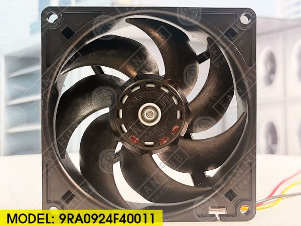 Sanyo Denki 9RA0924F40011 - Inverter Fan, 24VDC, 92x92x25mm