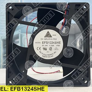 DELTA EFB1324SHE - Inverter Fan, 24VDC, 127x127x38mm