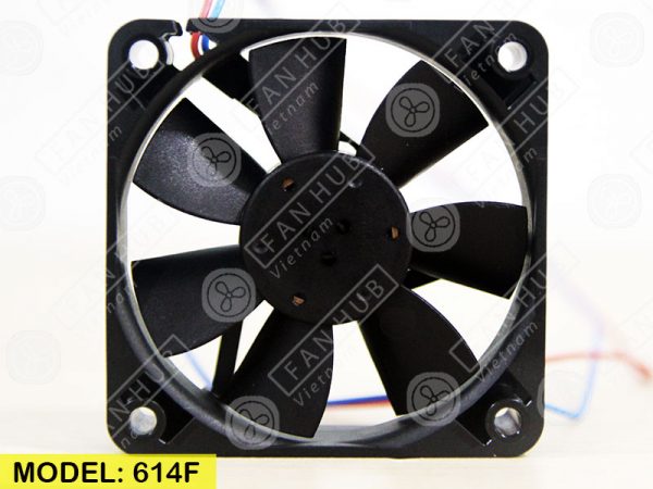 EBMPAPST 614F - Inverter Fan, 24VDC, 60x60x15mm