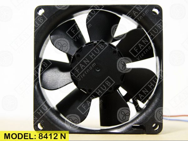 EBMPAPST 8412N - Inverter Fan, 12VDC, 80x80x25mm
