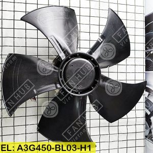 EBMPAPST A3G450-BL03-H1 - EC Axial Fan, 230VAC, 450mm
