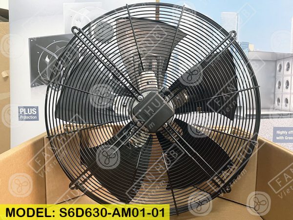 EBMPAPST S6D630-AM01-01 - AC Axial Fan, 400VAC, 630mm