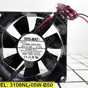 NMB 3108NL-05W-B50 - Inverter Fan, 24VDC, 80x80x20mm