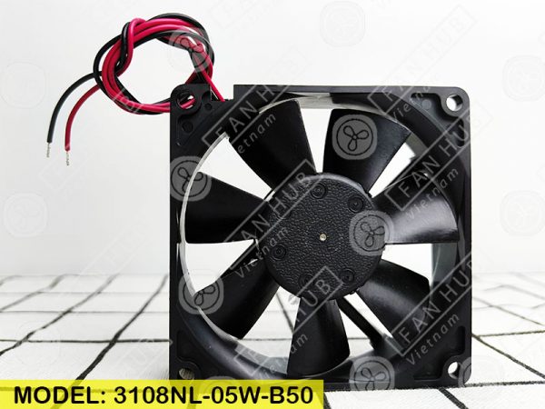NMB 3108NL-05W-B50 - Inverter Fan, 24VDC, 80x80x20mm