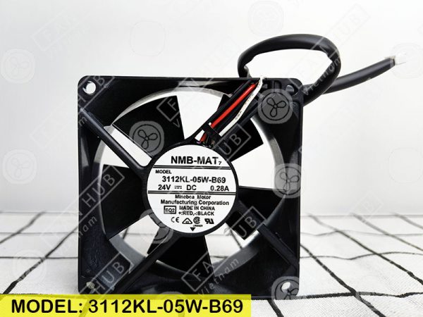NMB 3112KL-05W-B69 - Inverter Fan, 24VDC, 80x80x32mm