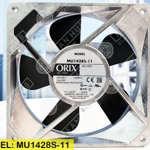 ORIX MU1428S-11 - AC AXIAL FAN, 100VAC, 140x140x28mm