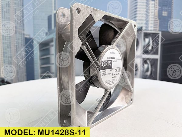 ORIX MU1428S-11 - AC AXIAL FAN, 100VAC, 140x140x28mm