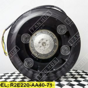 EBMPAPST R2E220-AA40-71 - AC Centrifugal Fan, 230VAC, 220mm