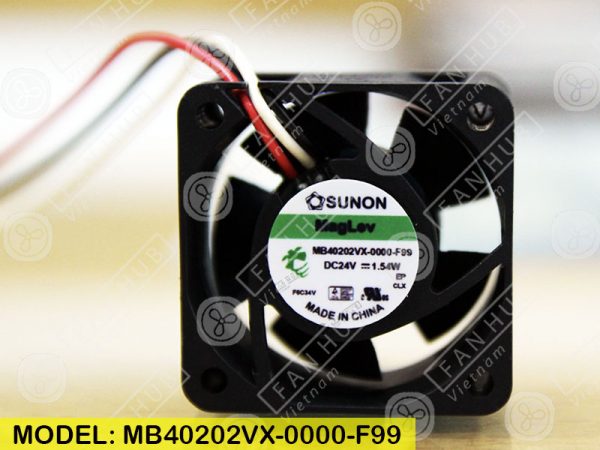 Sunon MB40202VX-0000-F99 - Inverter Fan, 24VDC, 40x40x20mm